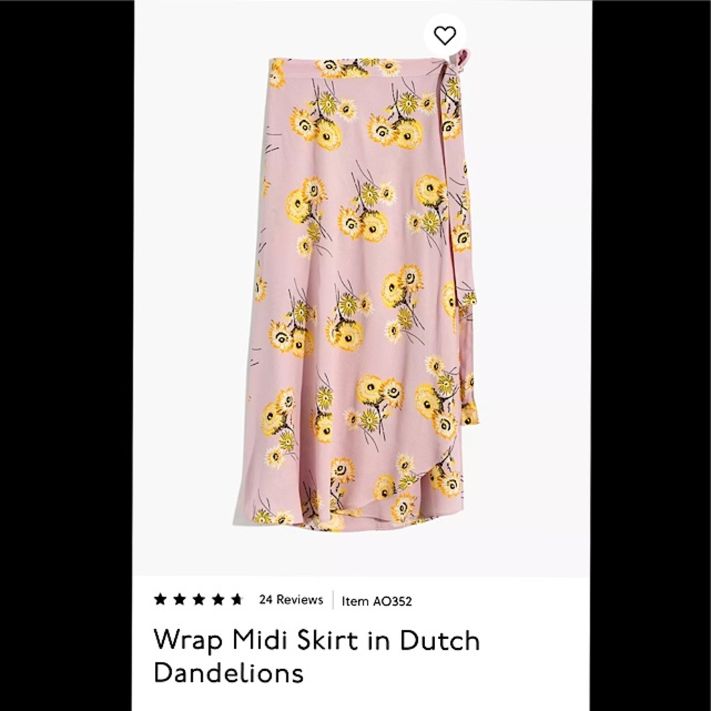 Madewell Wrap Skirt, NWT Size 6